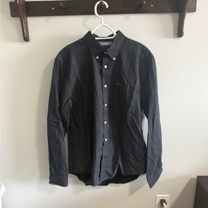 Tommy Hilfiger Men's Black Button-Up Shirt